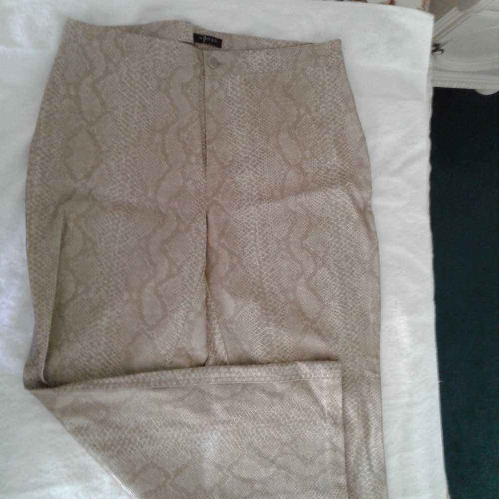 Faux Alligator/lizard Pants